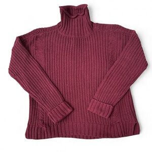 EXPRESS  BURGUNDY TURTLENECK SWEATER!!